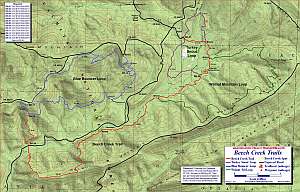 Beech Creek Map at 1:24,000 scale.